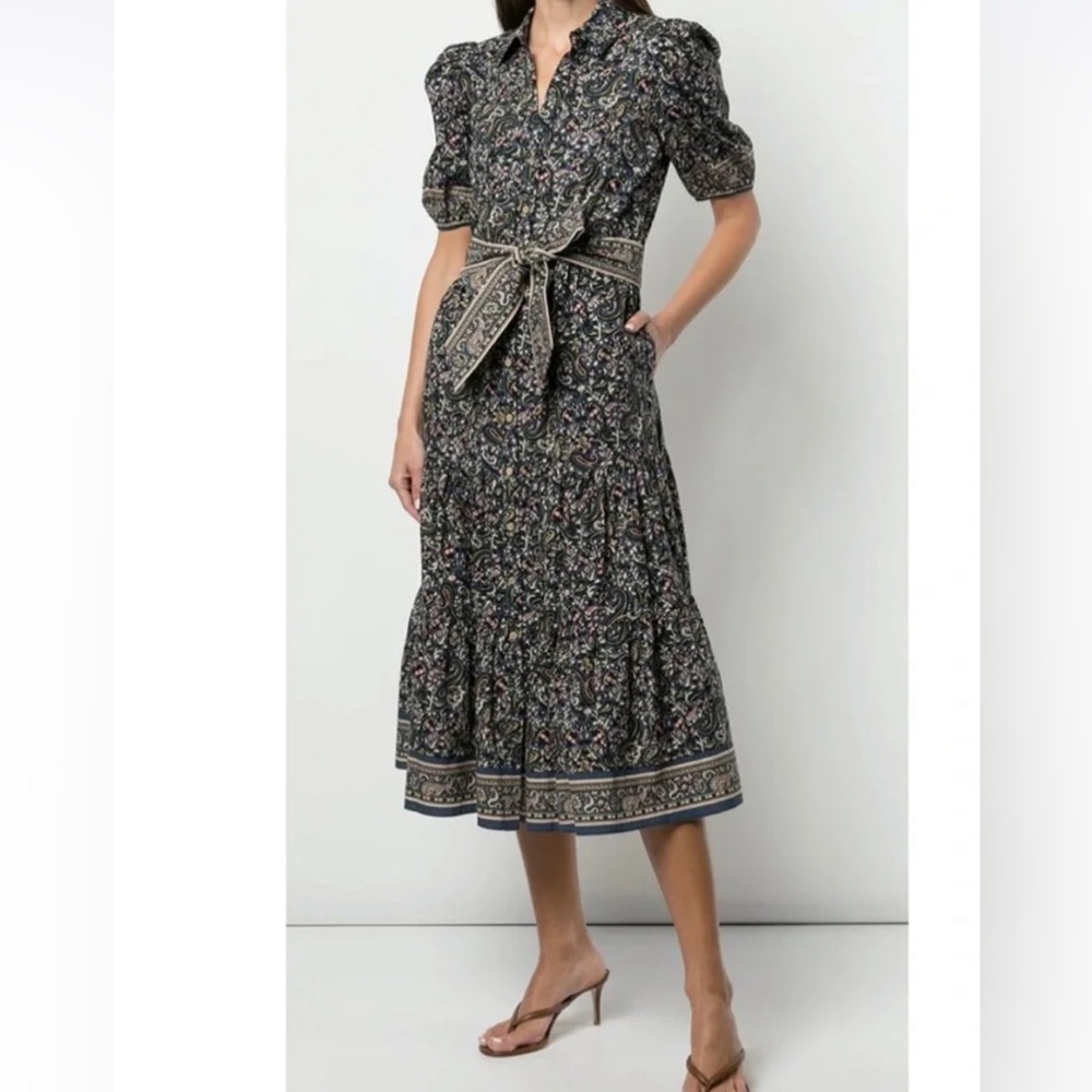Veronica Beard Eunice midi dress Sz 12